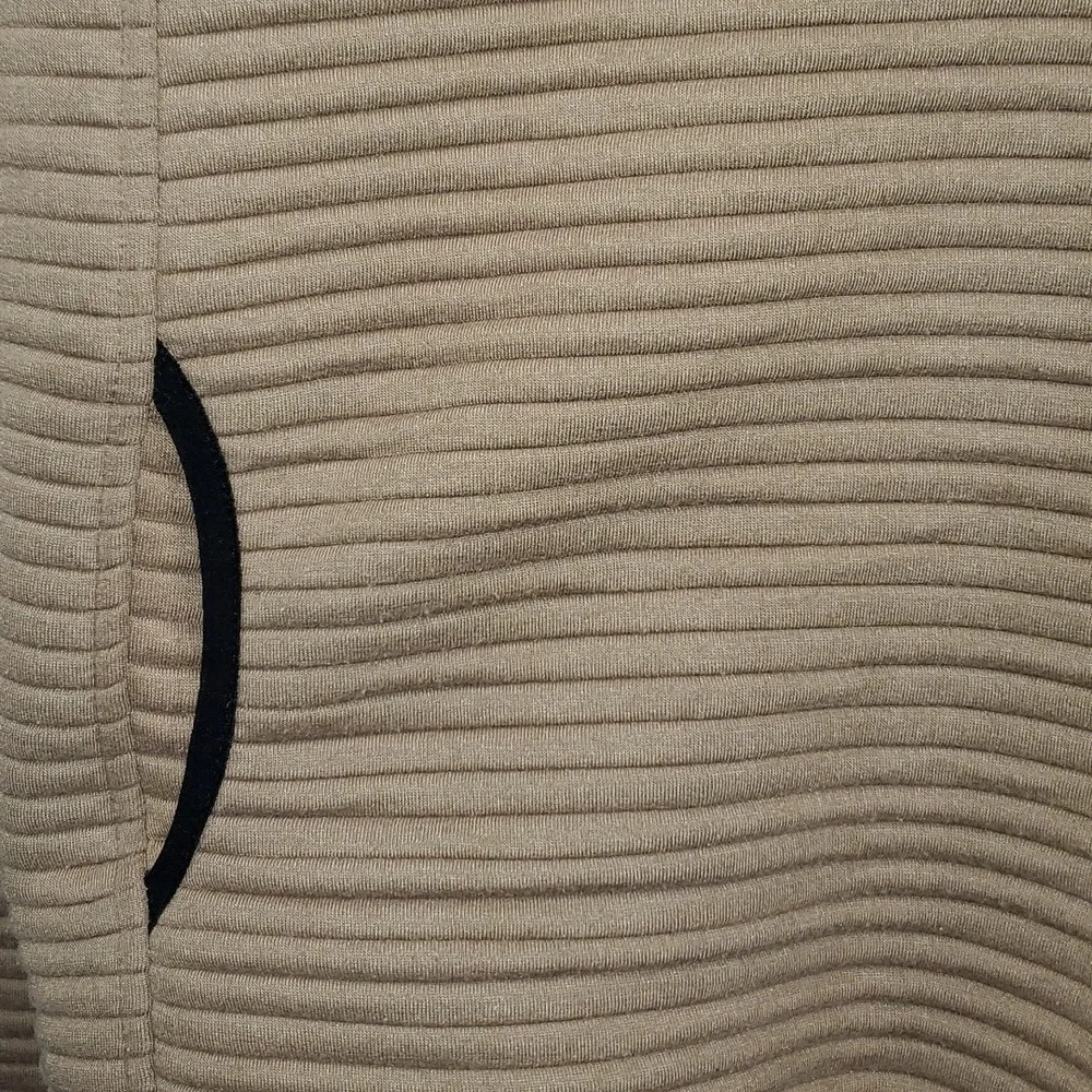 Simply Southern Ribbed Pullover Sweater in Mocha and Black Trim Women's Size XL - Picture 5 of 16